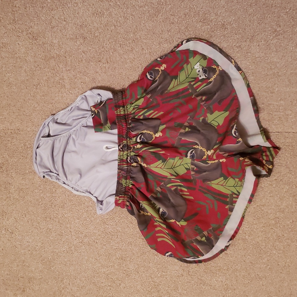 BOA Men's Slothster Print Elite Print Running Shorts - Picture 4 of 14